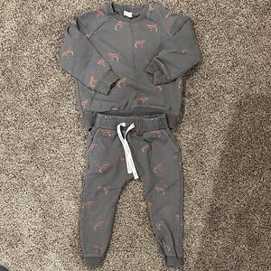 Jamie Kay leopard sweatsuit set